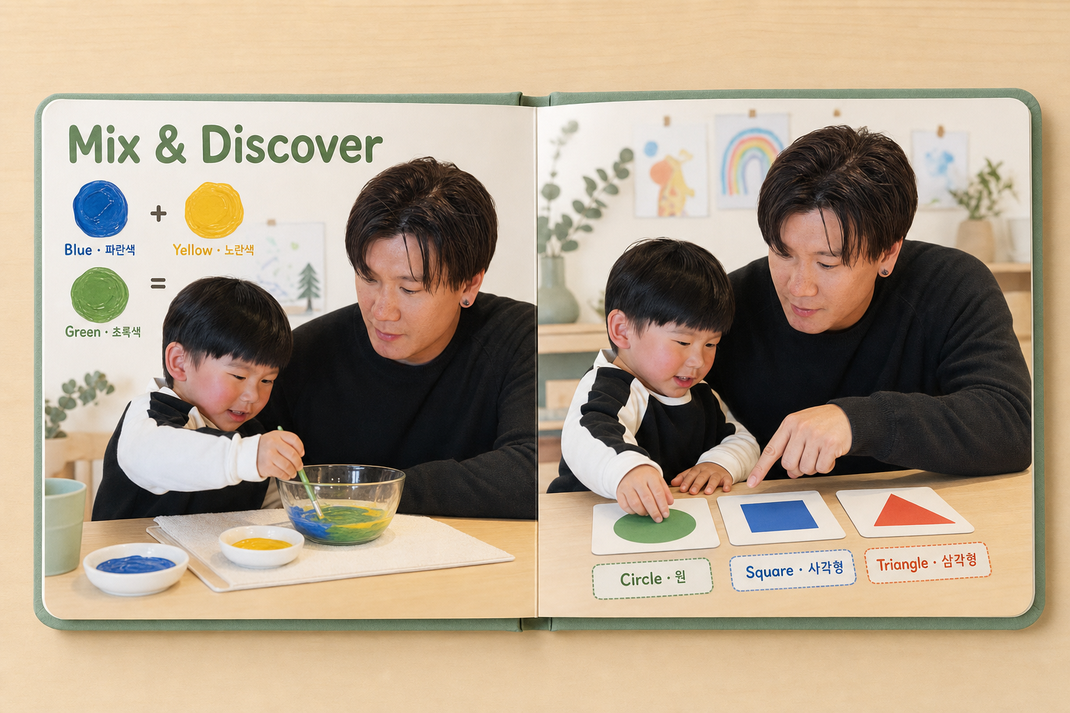 Founder and child in a personalised family story