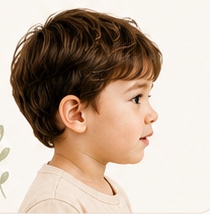 Left profile child photo example